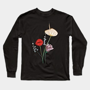 Floral Bouquet Long Sleeve T-Shirt